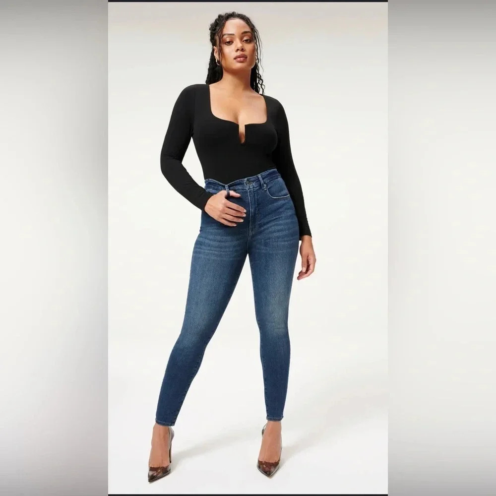 ! Good American High Rise Skinny Jeans Sz 0/25
